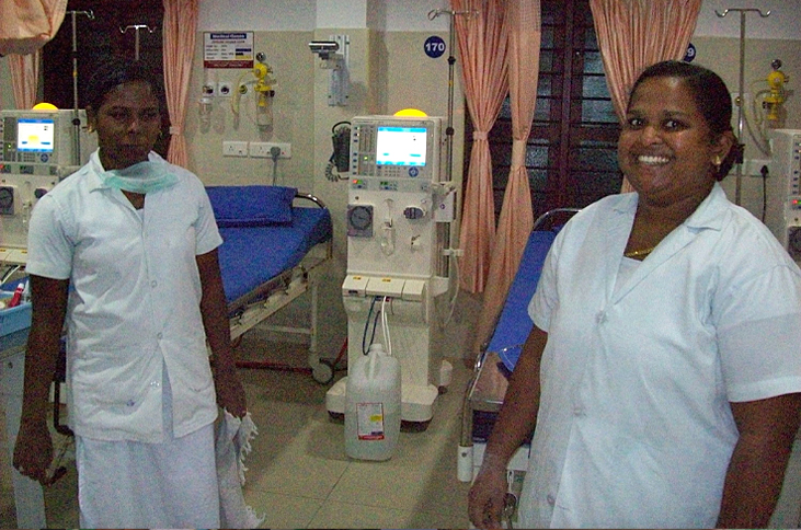 Medizinische Unterstützung Indien