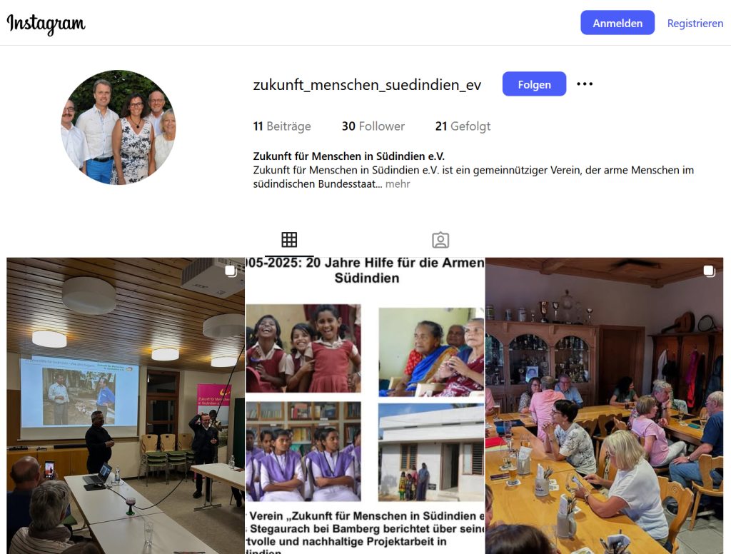 ZMS-EV auf Instagram